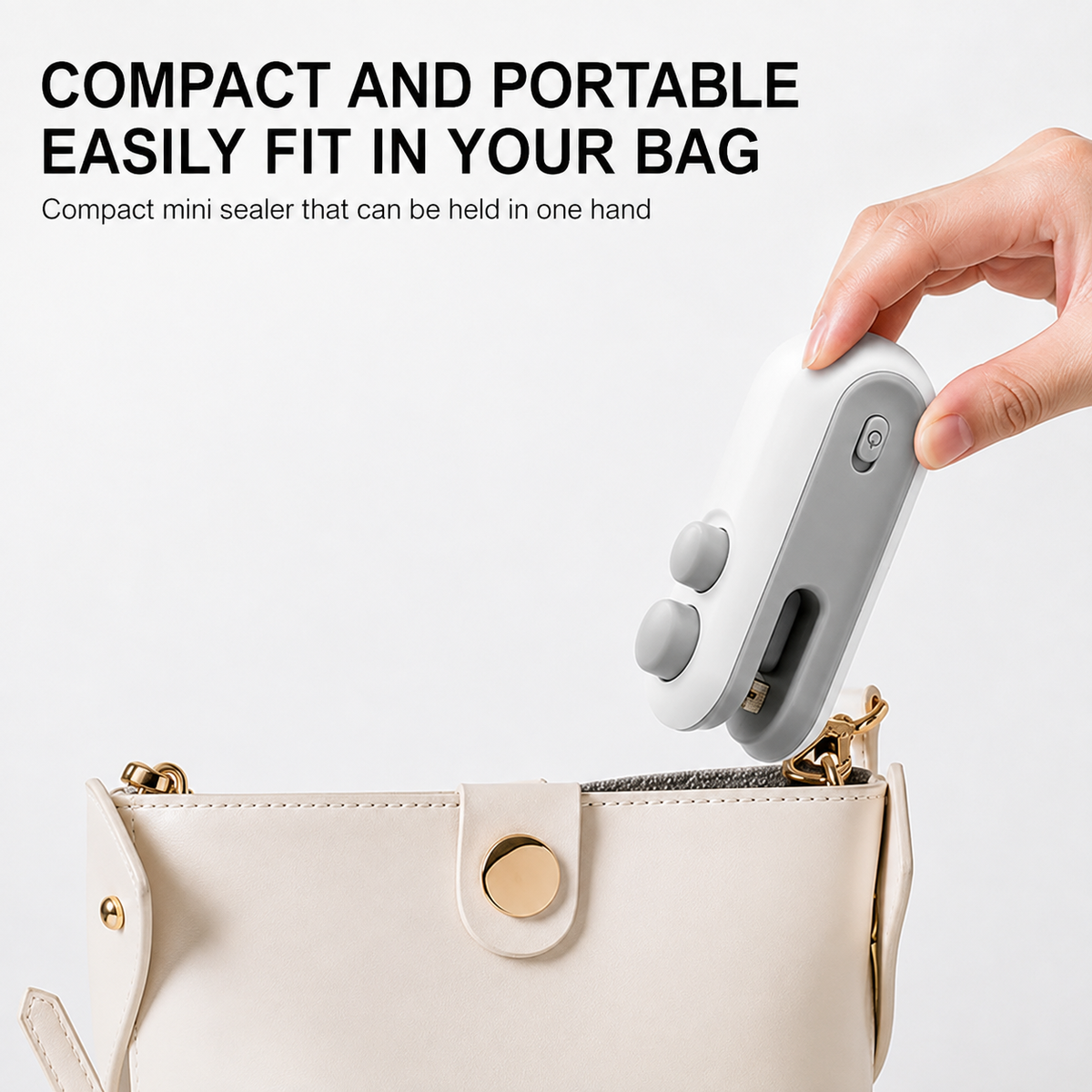 Portable Mini Sealing Machine – USB Rechargeable Heat Sealer for Food Bags