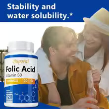 Folic Acid Supplement - Heart Health, Nervous System Health, Prenatal Support