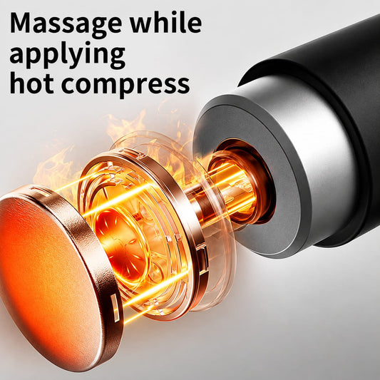 FH-820 Muscle Massage Gun with 4 Heads | Deep Percussion Massager